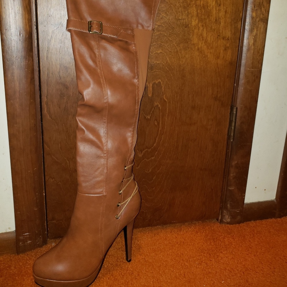 Wild Rose Over the Knee Boots